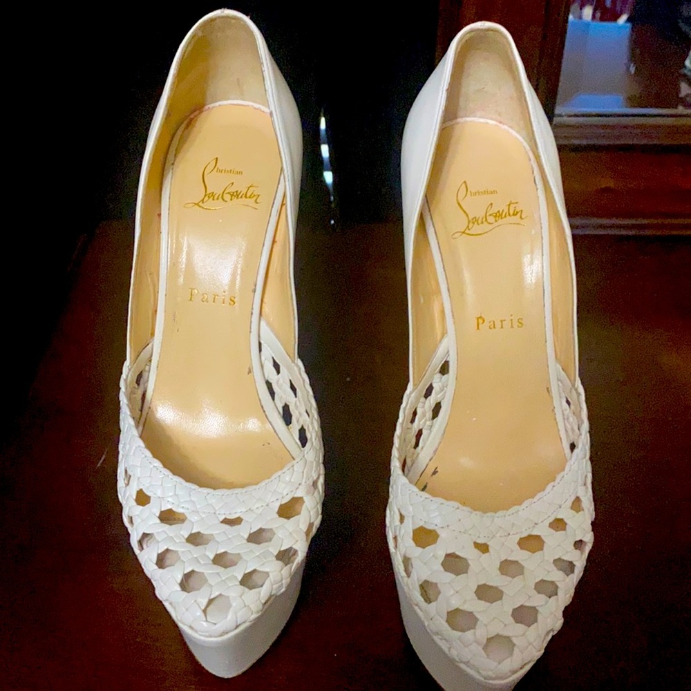 Christian Louboutin White Votre 160 KID
Edelweiss